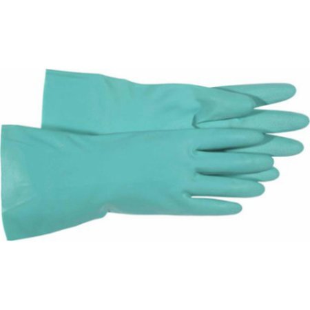 Boss Glove Nitrile Flock Lned Green 118L